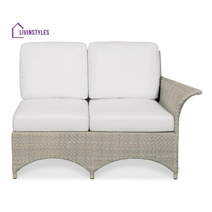 Vito Outdoor Patio Sofa Set 7 seater and 1 Center Table (cream) - Sofa Sets