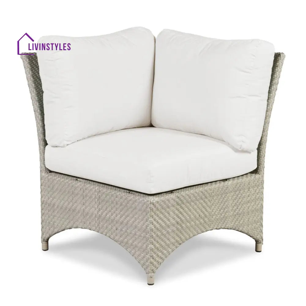 Vito Outdoor Patio Sofa Set 7 seater and 1 Center Table (cream) - Sofa Sets