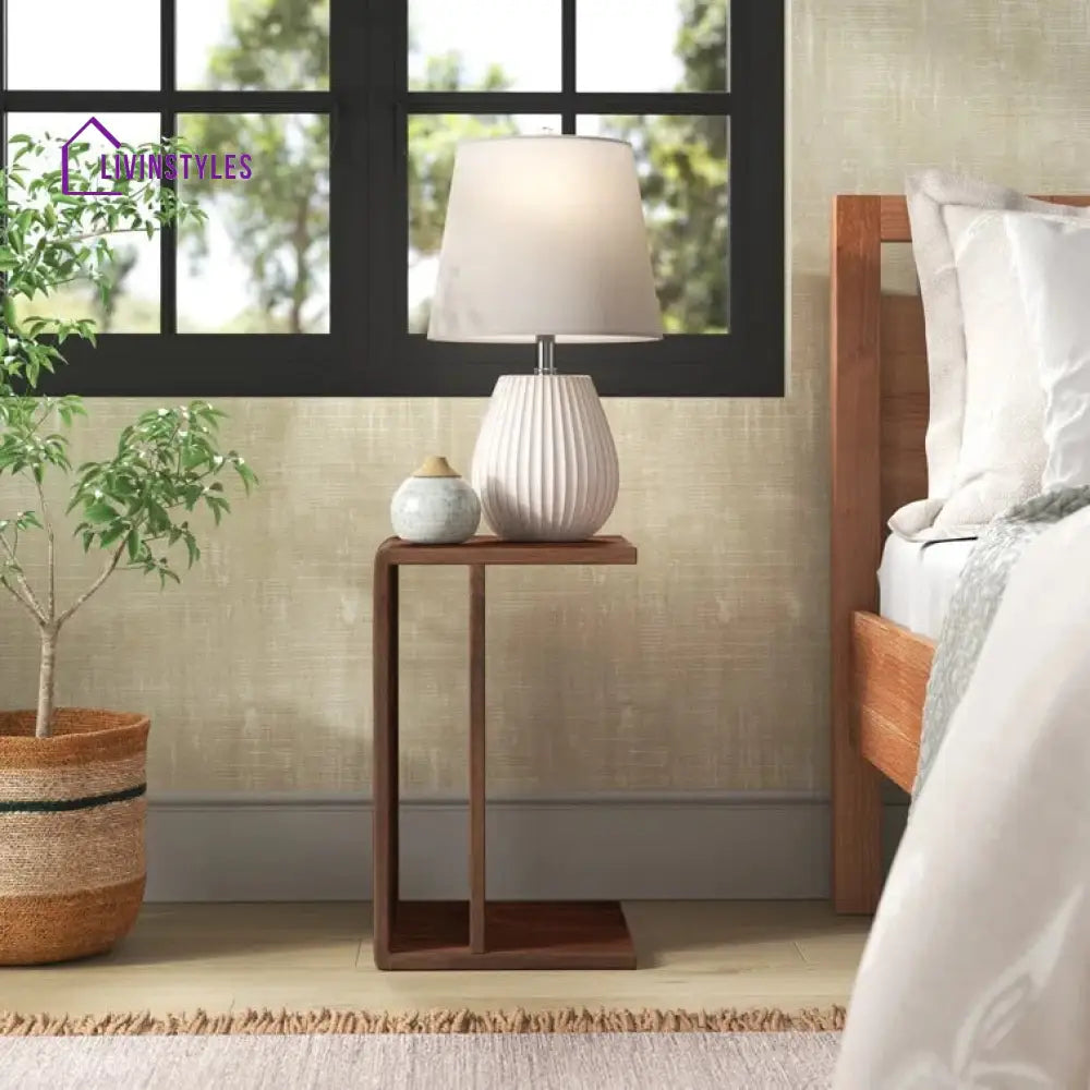 Vivaan Solid Wood Drink Table | Side Table | Laptop Table