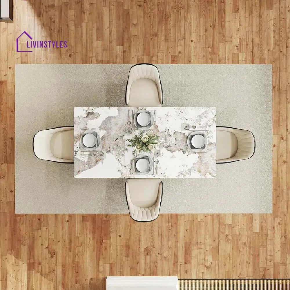 Vladimir 5-Pieces Modern Dining Table Set for 4