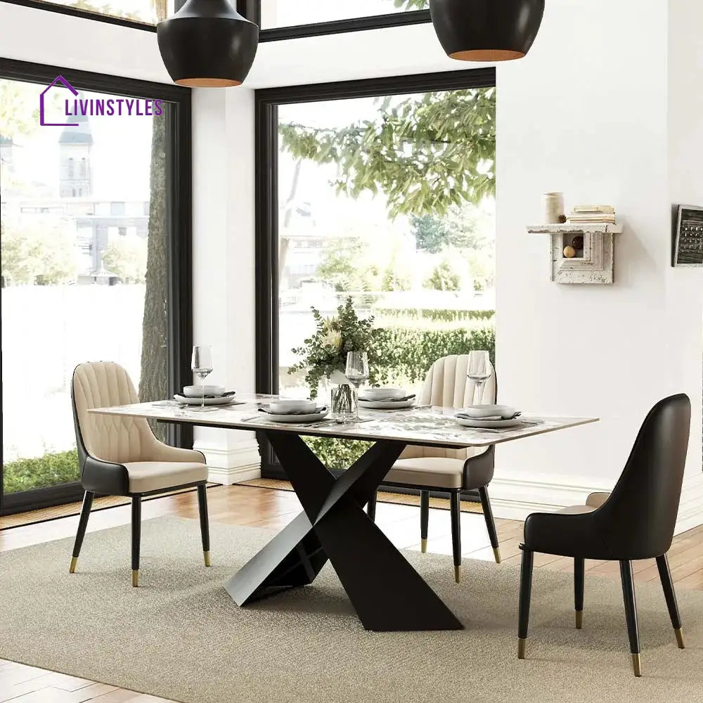 Vladimir 5-Pieces Modern Dining Table Set for 4