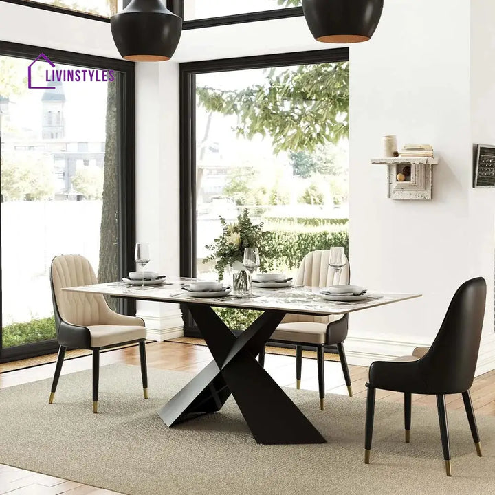Vladimir 5-Pieces Modern Dining Table Set for 4