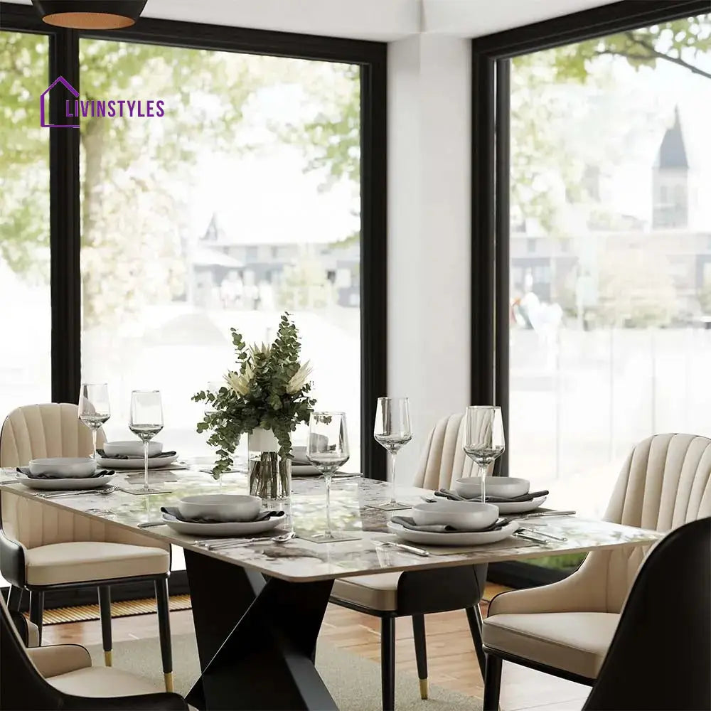 Vladimir 5-Pieces Modern Dining Table Set for 4