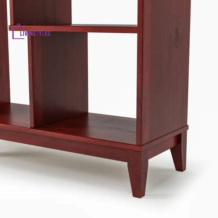 Vladislava Solid Wood Bookshelves | Bookshelf for Living Room | Bedroom | Drawing Room | Study Room