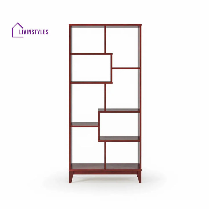 Vladislava Solid Wood Bookshelves | Bookshelf for Living Room | Bedroom | Drawing Room | Study Room
