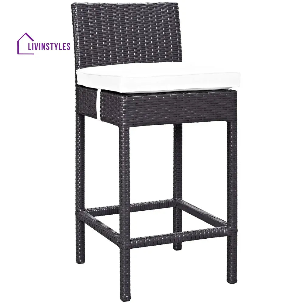 Volta Outdoor Patio Bar Sets 4 Chairs and 1 Table (Dark Brown) - Bar Sets