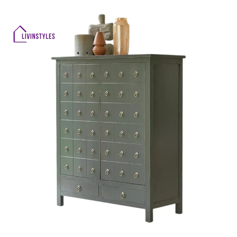 Vrishti Solid Mango Wood Cabinet