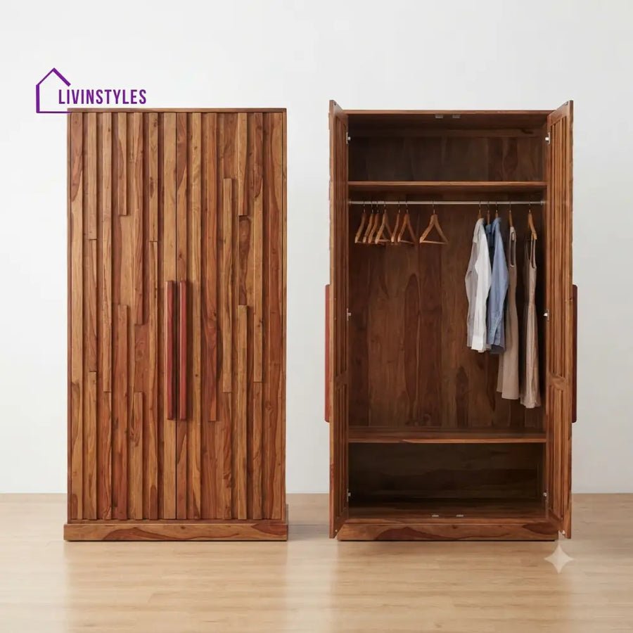 Vritika Wooden Wardrobe for Clothes | Cupboard for Clothes