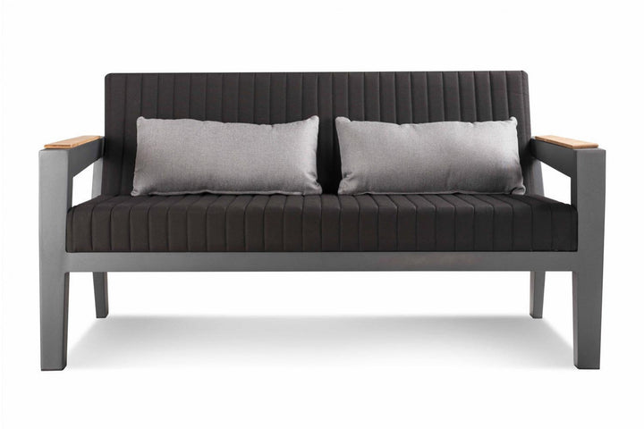 Trevisani Outdoor Sofa Set 2 Seater , 2 Single seater and 1 Center Table (Grey)