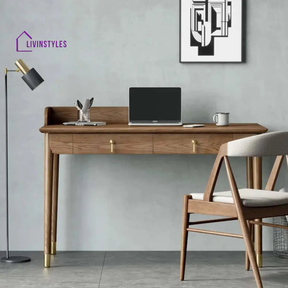 Vyacheslav Solid Wood Study Table for Students