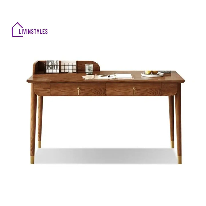 Vyacheslav Solid Wood Study Table for Students