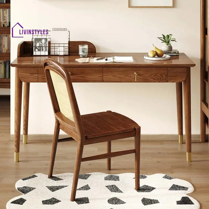 Vyacheslav Solid Wood Study Table for Students