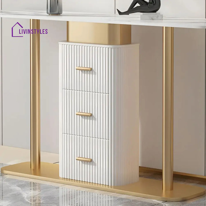 Vyas Stainless Steel Living Room Console Table