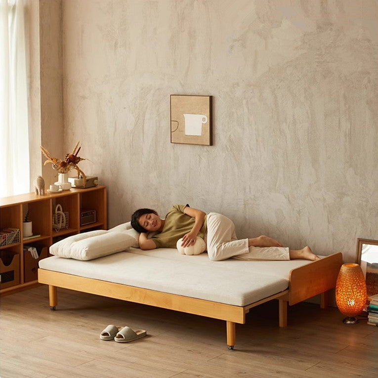 Japandi Pull Out Solid Beech Wood Day Bed DAY BED