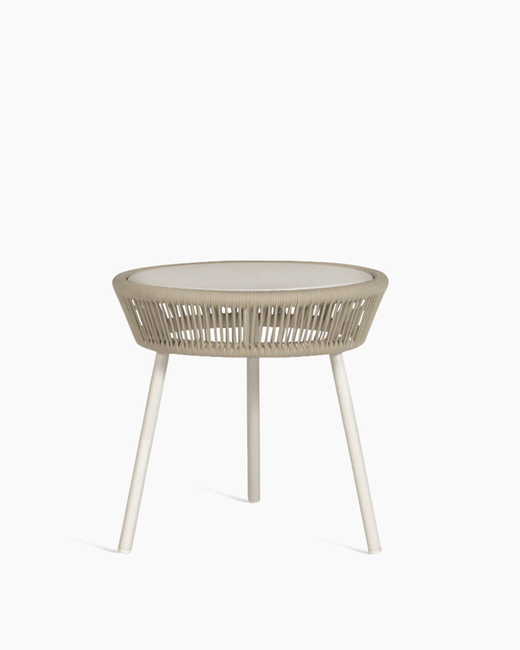 Duncan Outdoor Sofa Set 2 Seater , 2 Single seater and 1 Center Table Set (Beige) Braided & Rope