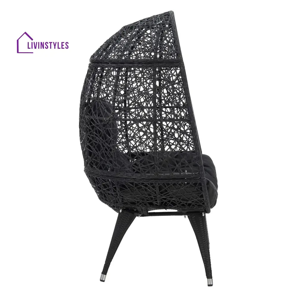 Wafaa Outdoor All-Weather Wicker Egg Chair - Egg Chair