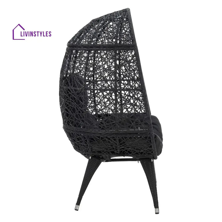 Wafaa Outdoor All-Weather Wicker Egg Chair - Egg Chair