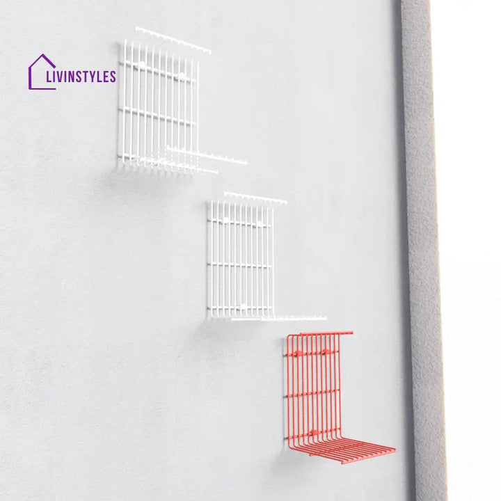 Wall Decor Shelf 3 Uni Res White