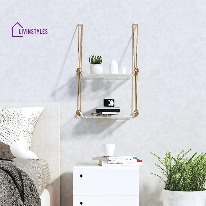 Wall Décor Shelf White