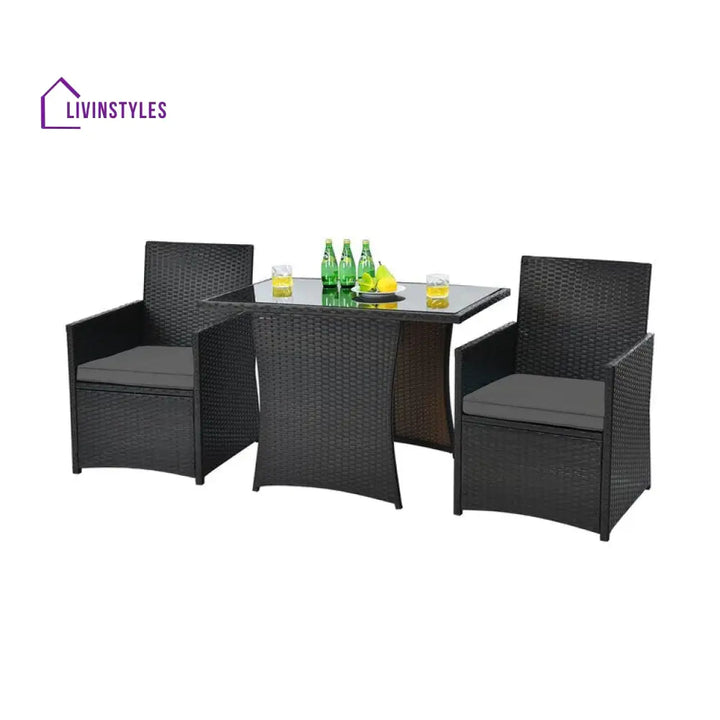 Walmen Rectangular Outdoor Set With Cushions