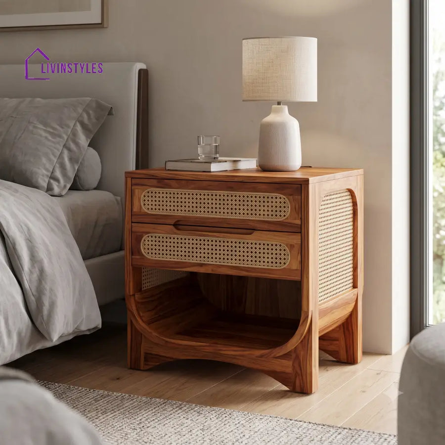 Wambui Premium Wooden Bedside Table | Side Table for Bedroom