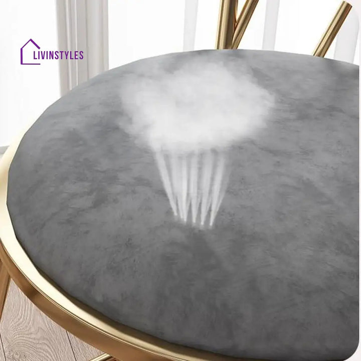 Wamika Living Room Ottoman | Velvet Fabric