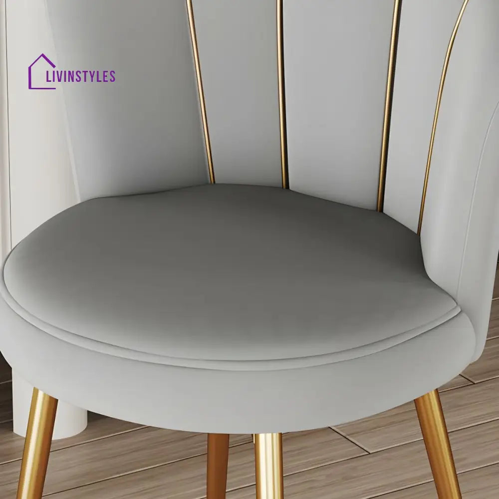 Wamika Metal Dining Chair | Stainless Steel