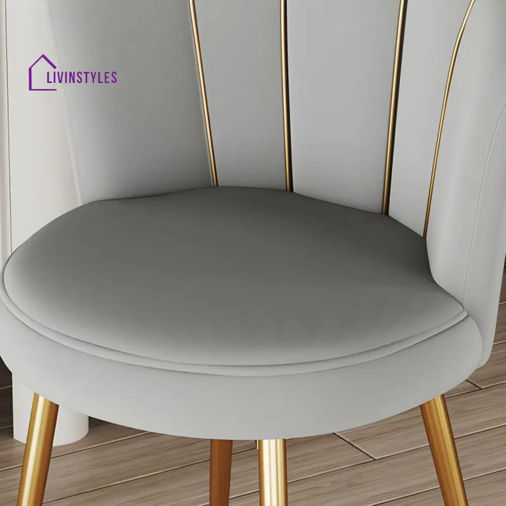 Wamika Metal Dining Chair | Stainless Steel
