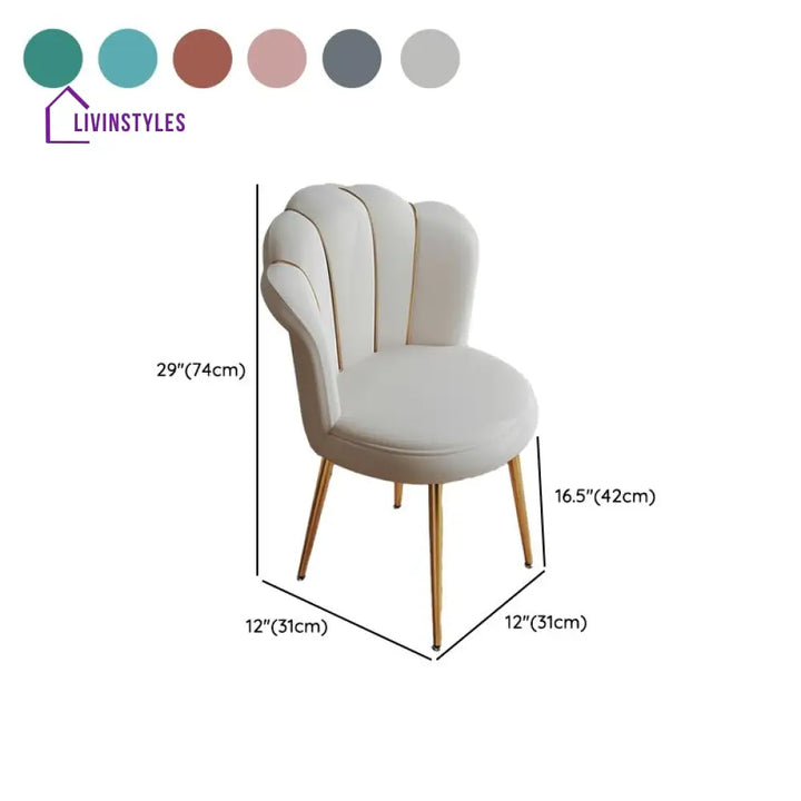 Wamika Metal Dining Chair | Stainless Steel