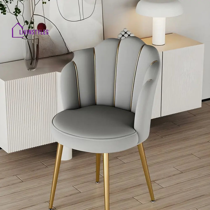 Wamika Metal Dining Chair | Stainless Steel