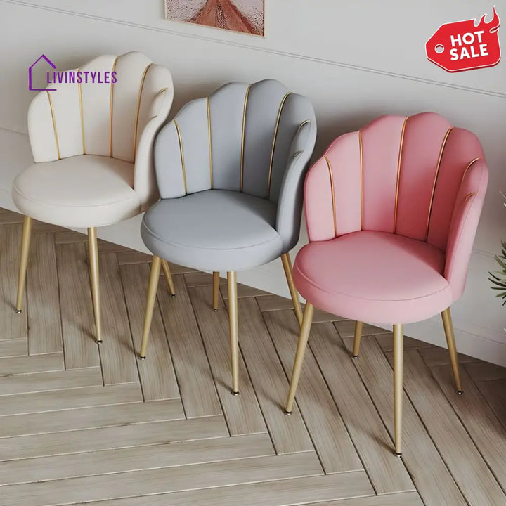 Wamika Metal Dining Chair | Stainless Steel