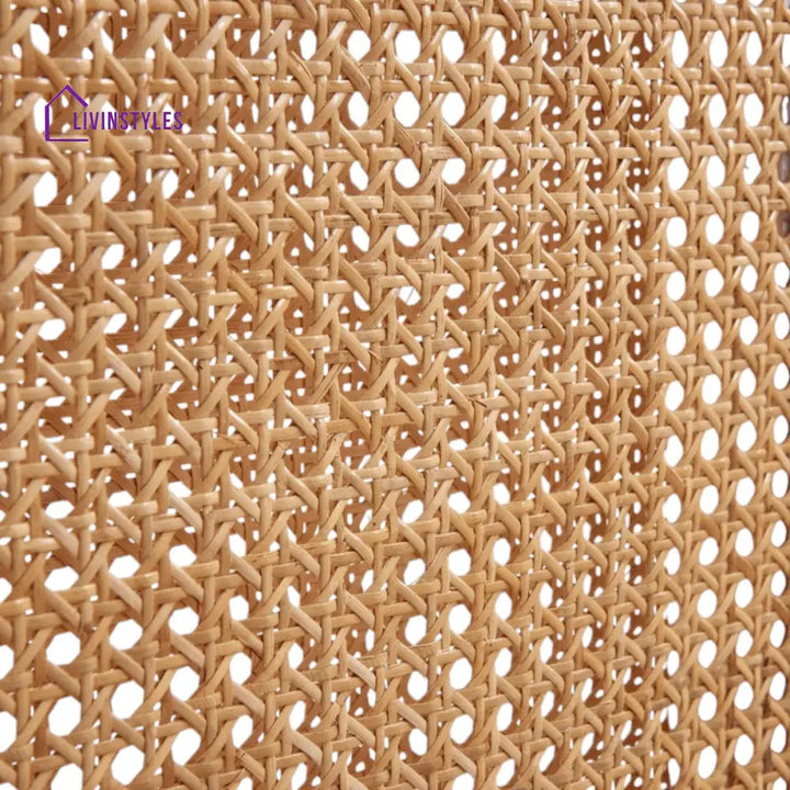 Waniya Solid Teak Wood & Rattan 3 Seater Sofa
