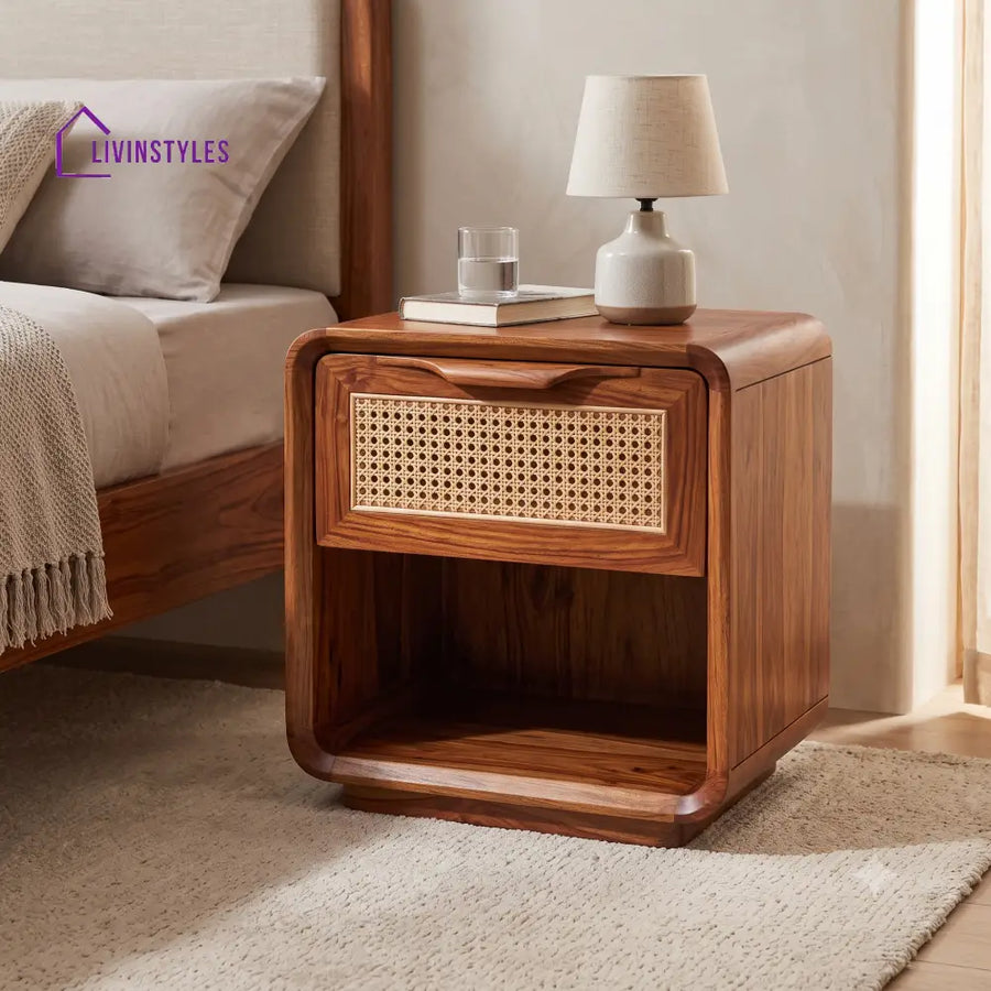 Wanjiru Premium Wooden Bedside Table | Side Table for Bedroom