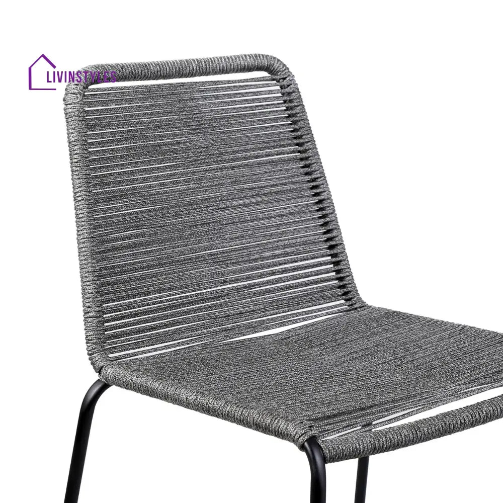 Wei 2-Piece Outdoor Rope Bar Chairs – Stylish Comfort Built to Last - Bar Chairs