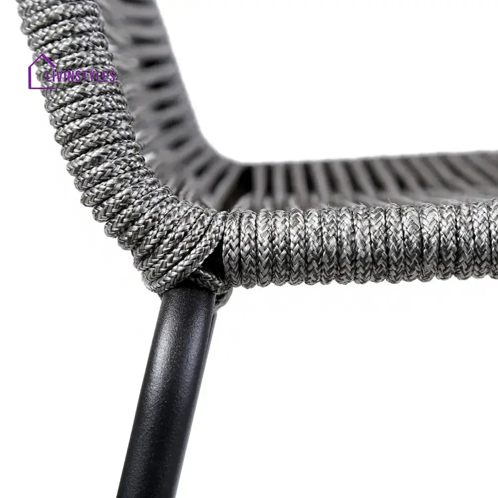 Wei 2-Piece Outdoor Rope Bar Chairs – Stylish Comfort Built to Last - Bar Chairs