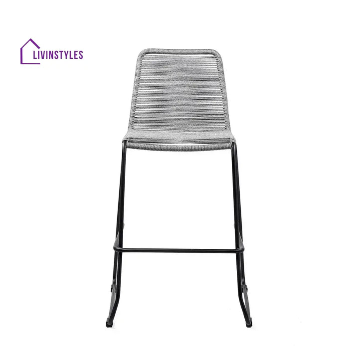 Wei 2-Piece Outdoor Rope Bar Chairs – Stylish Comfort Built to Last - Bar Chairs