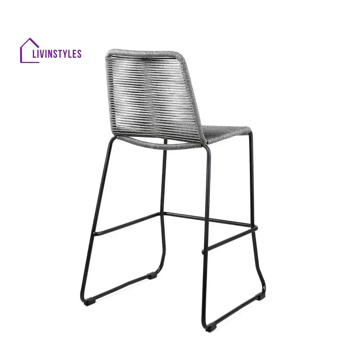 Wei 2-Piece Outdoor Rope Bar Chairs – Stylish Comfort Built to Last - Bar Chairs