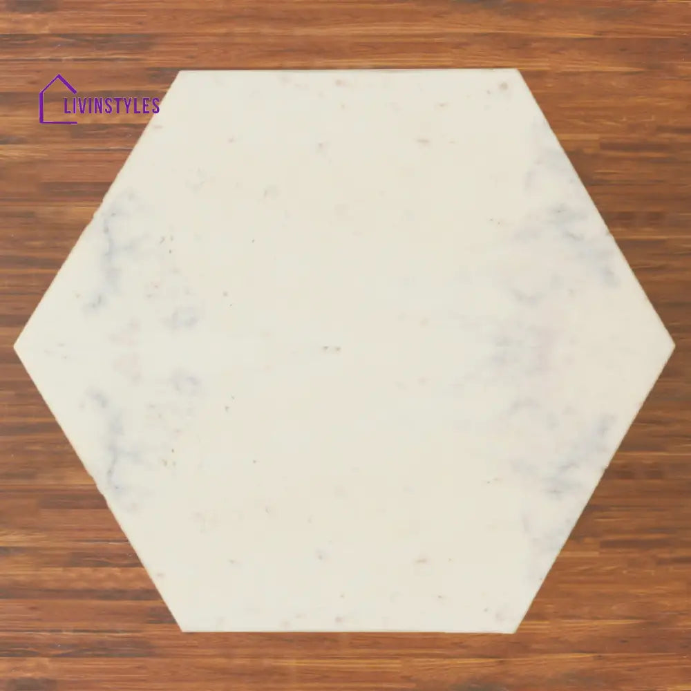 Westford Marble Side Table In Gold Finish Collection