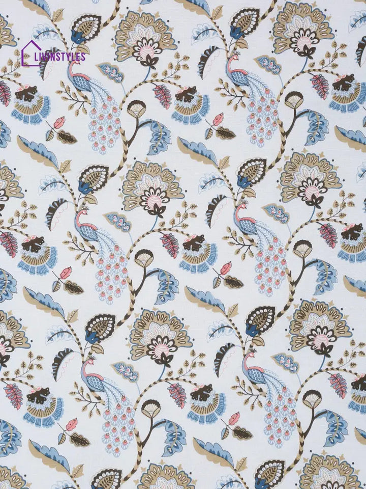 White Floral Printed 120 Gsm Revesible Cotton Single Bed Ac Dohar