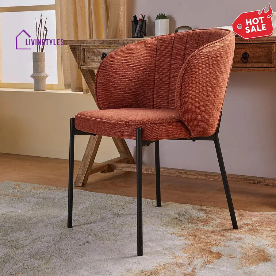 Willow Wharf Dining & Study Chair Dusty Orange Chair