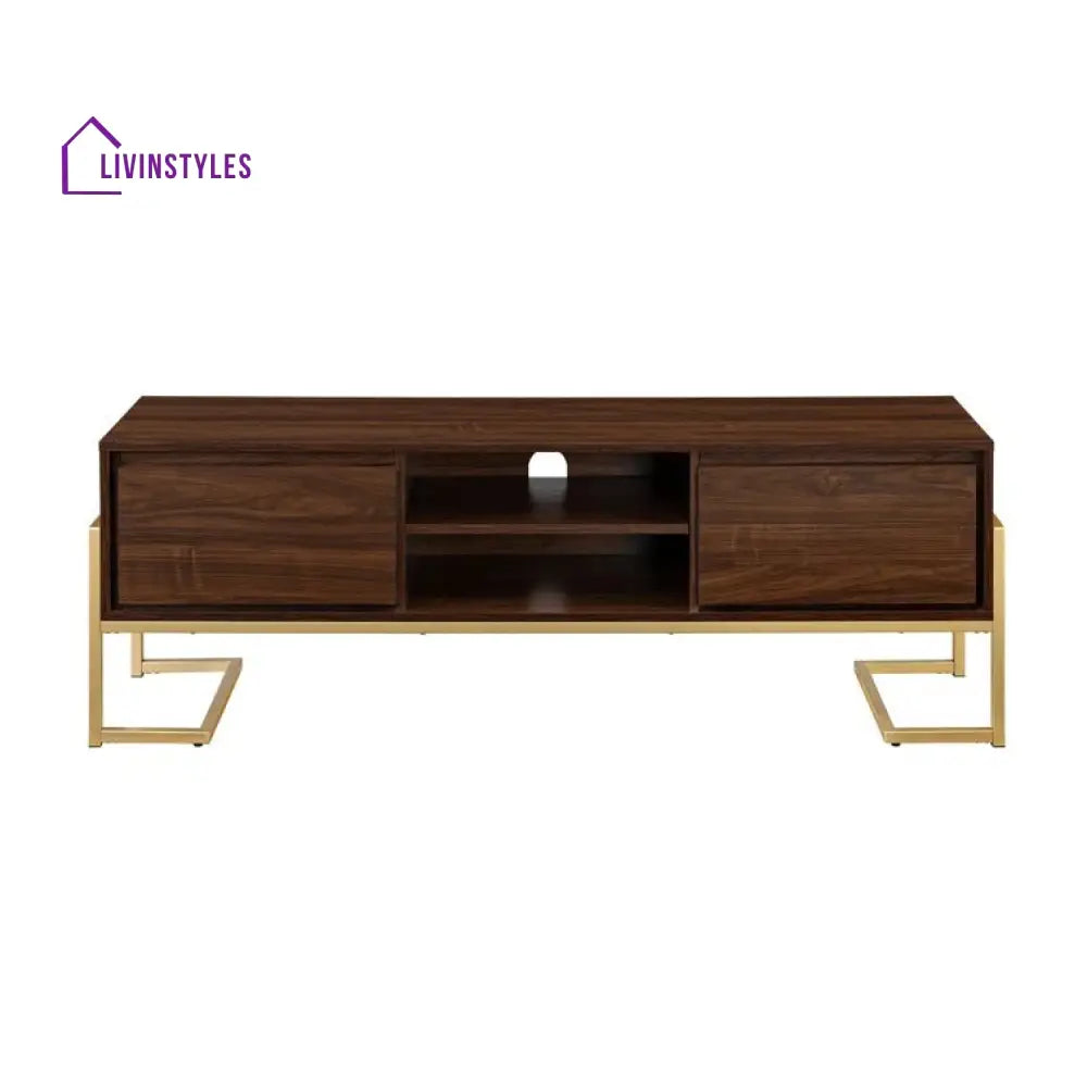Wren Wooden Finish Tv Unit Stand for Living Room
