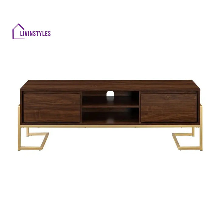 Wren Wooden Finish Tv Unit Stand for Living Room