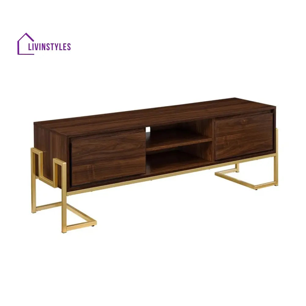 Wren Wooden Finish Tv Unit Stand for Living Room