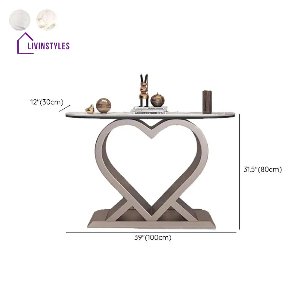 Wrik Stainless Steel Living Room Console Table