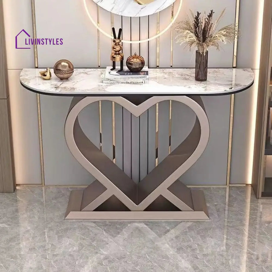 Wrik Stainless Steel Living Room Console Table