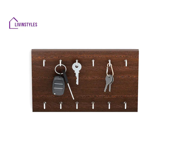 Wudville Key Holder Keychain Holder 12 Hooks Key Holder