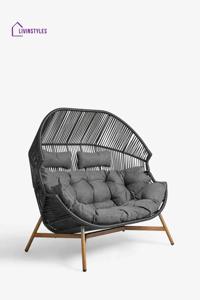 Ximen Double Seater Swing Basket For Balcony & Garden - Swings