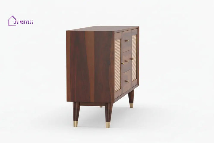 Xuan Sheesham Wood Cane Cabinet and Sideboard