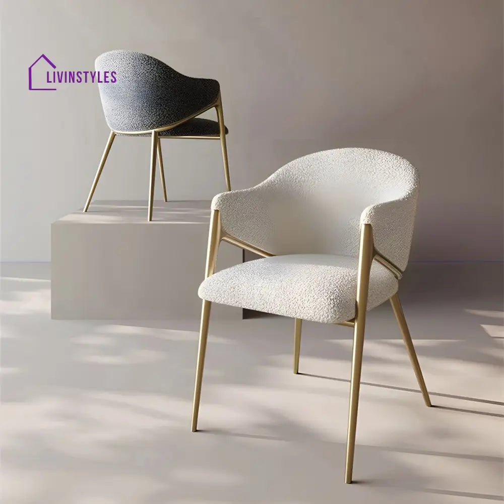 Xylina Metal Dining Chair | Stainless Steel