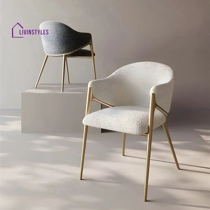 Xylina Metal Dining Chair | Stainless Steel